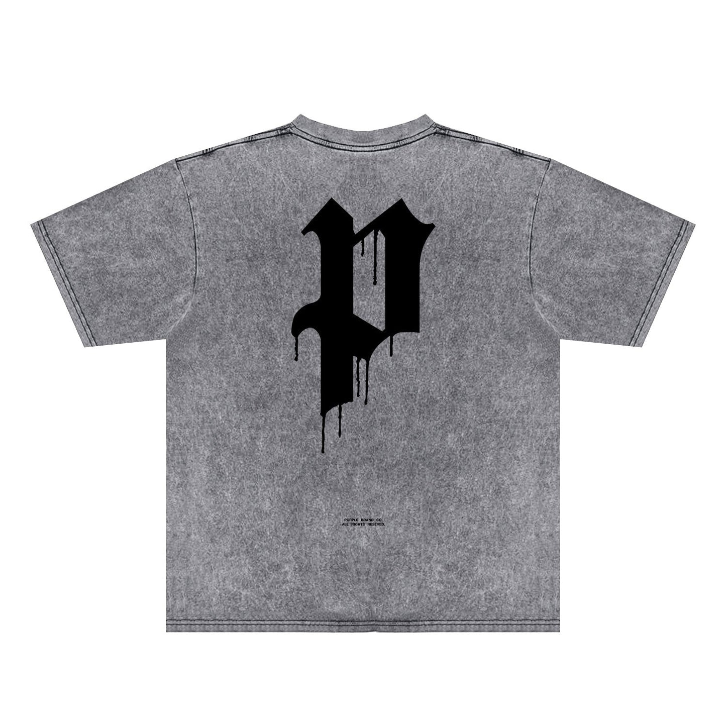 T-shirt violet 2024 « Make Old » PUR106#