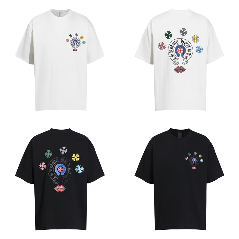 Chrom Herzen T-shirts 6010