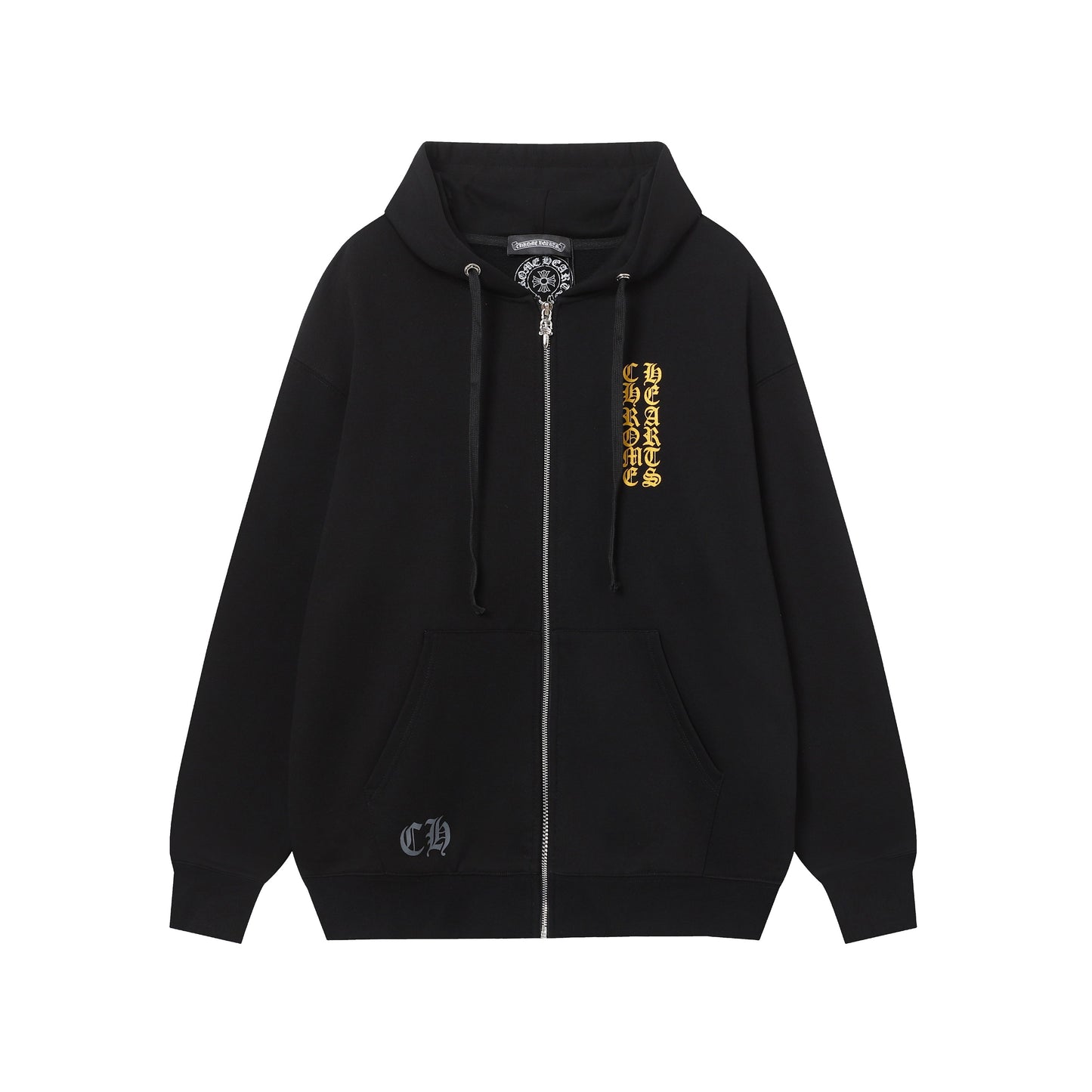 Sweat à capuche zippé CH-Chrome Hearts 9823