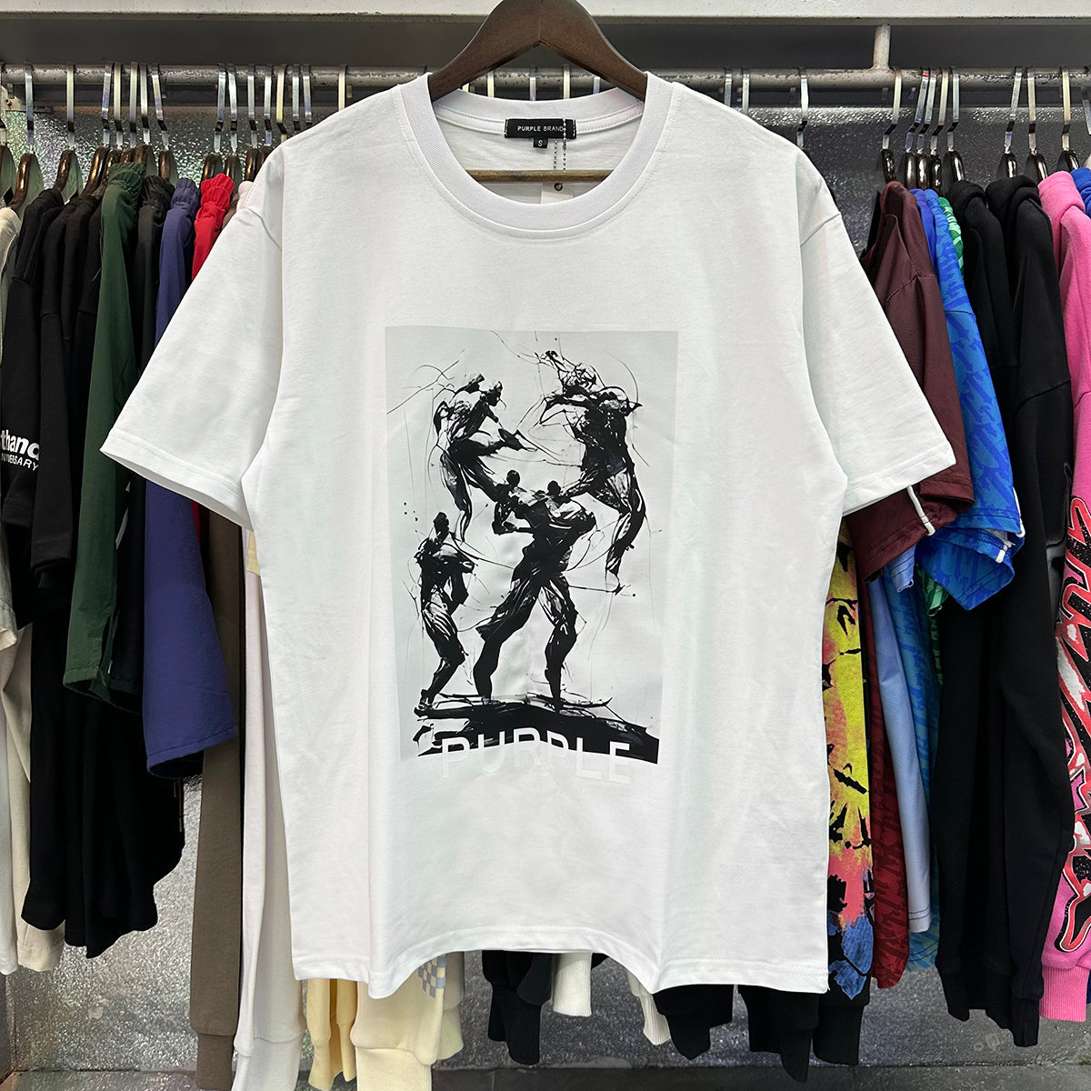 T-shirt violet 2024, nouveau modèle 3023