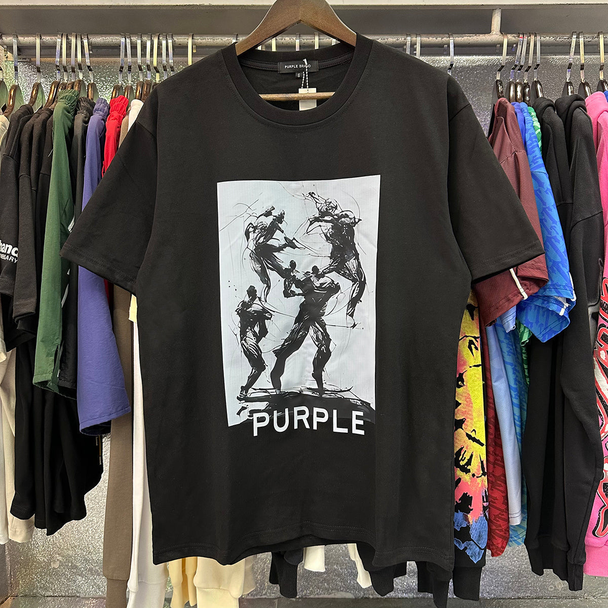 T-shirt violet 2024, nouveau modèle 3023