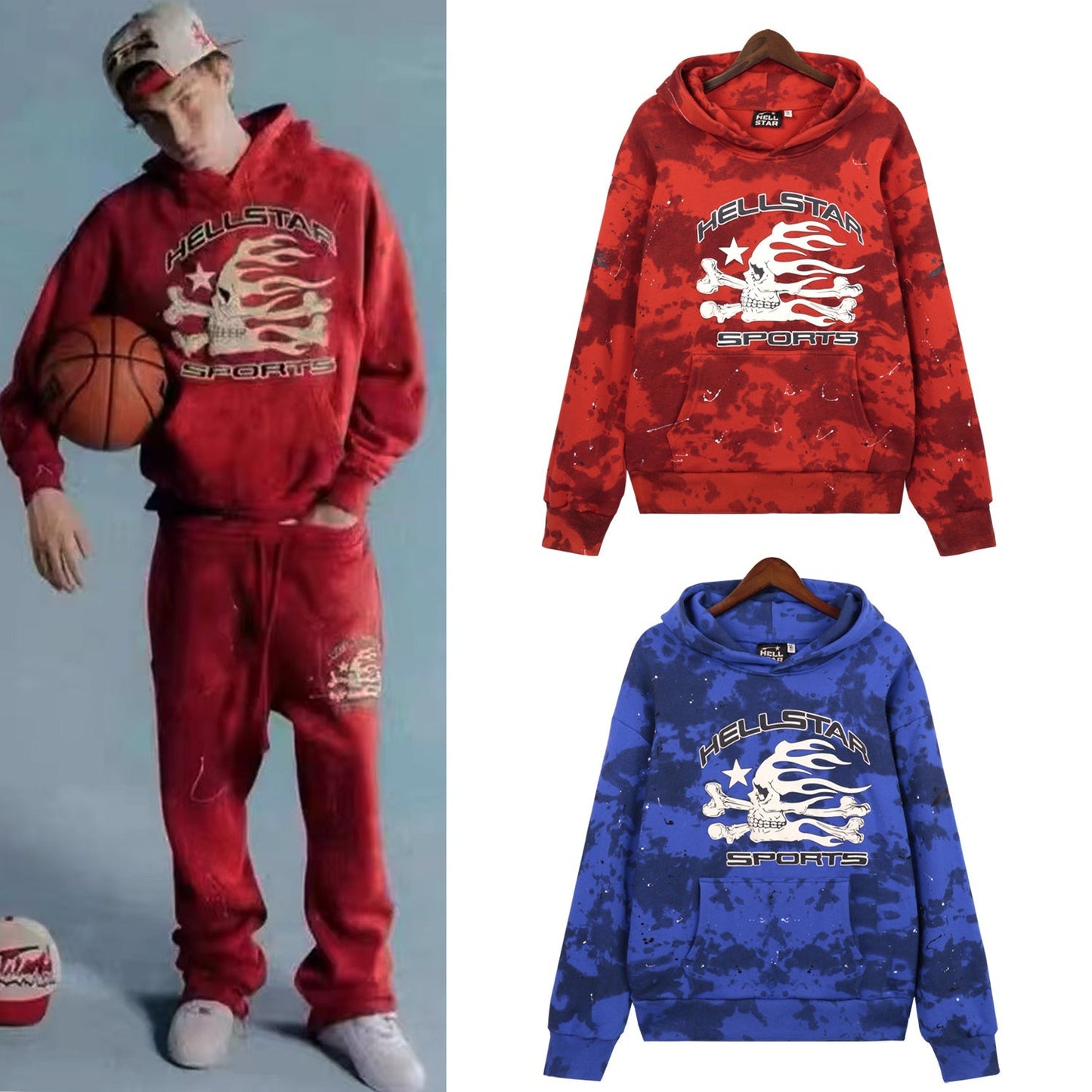 Sweat à capuche Hellstar Sport