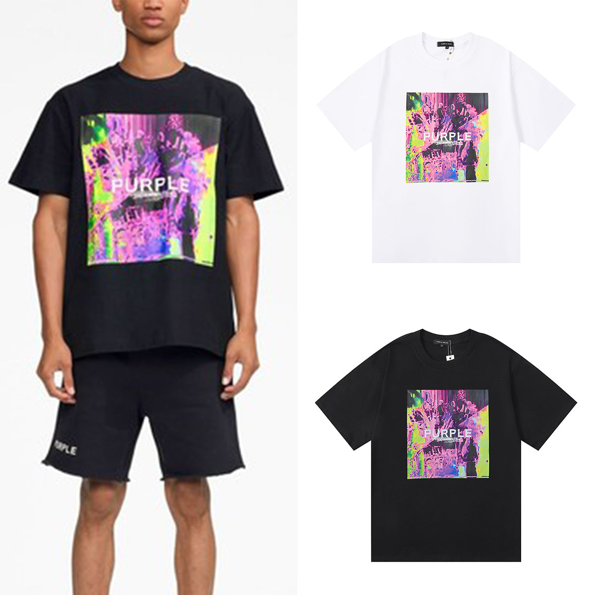 T-shirt violet 2024, nouveau modèle 3002