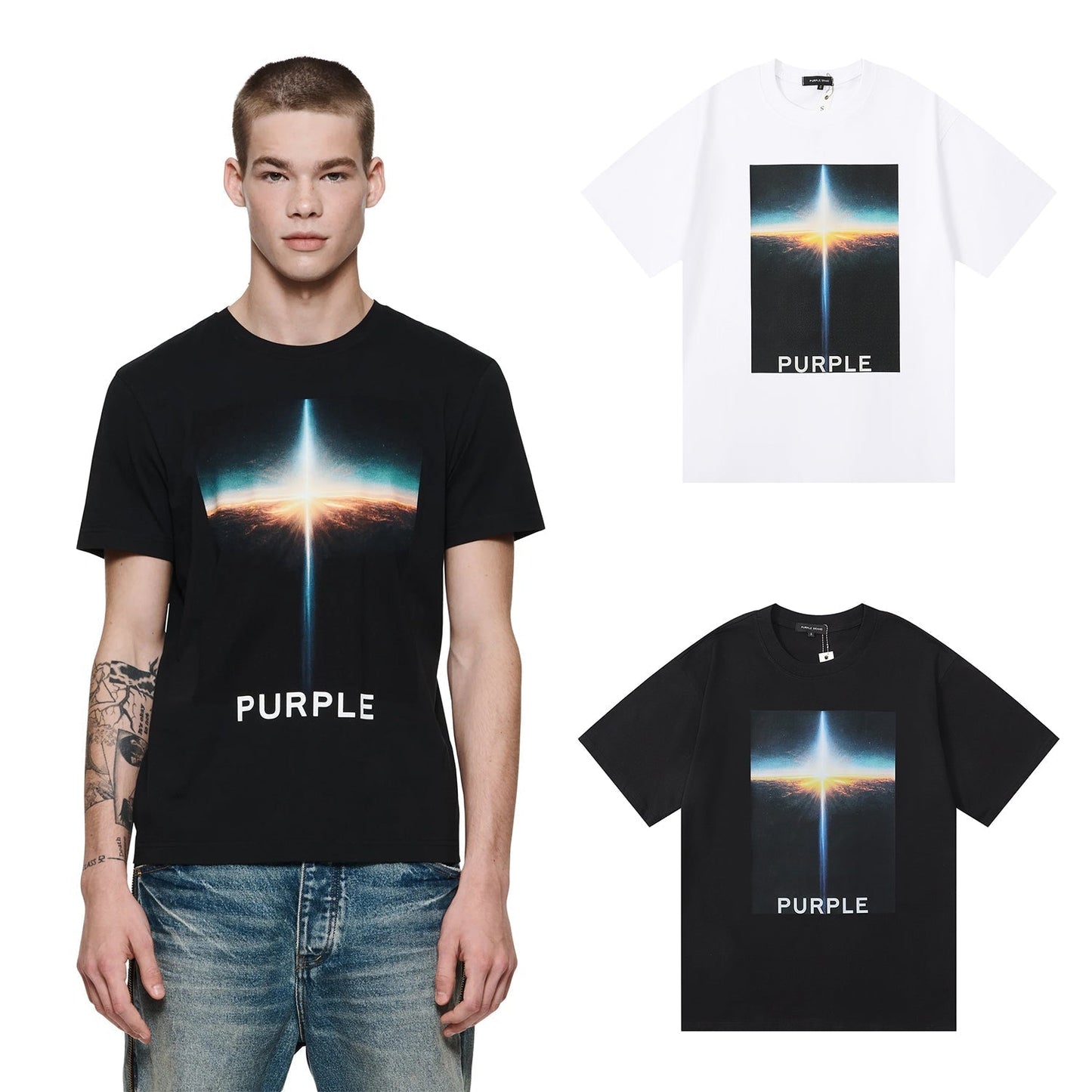 T-shirt violet 2024, nouveau modèle 3017