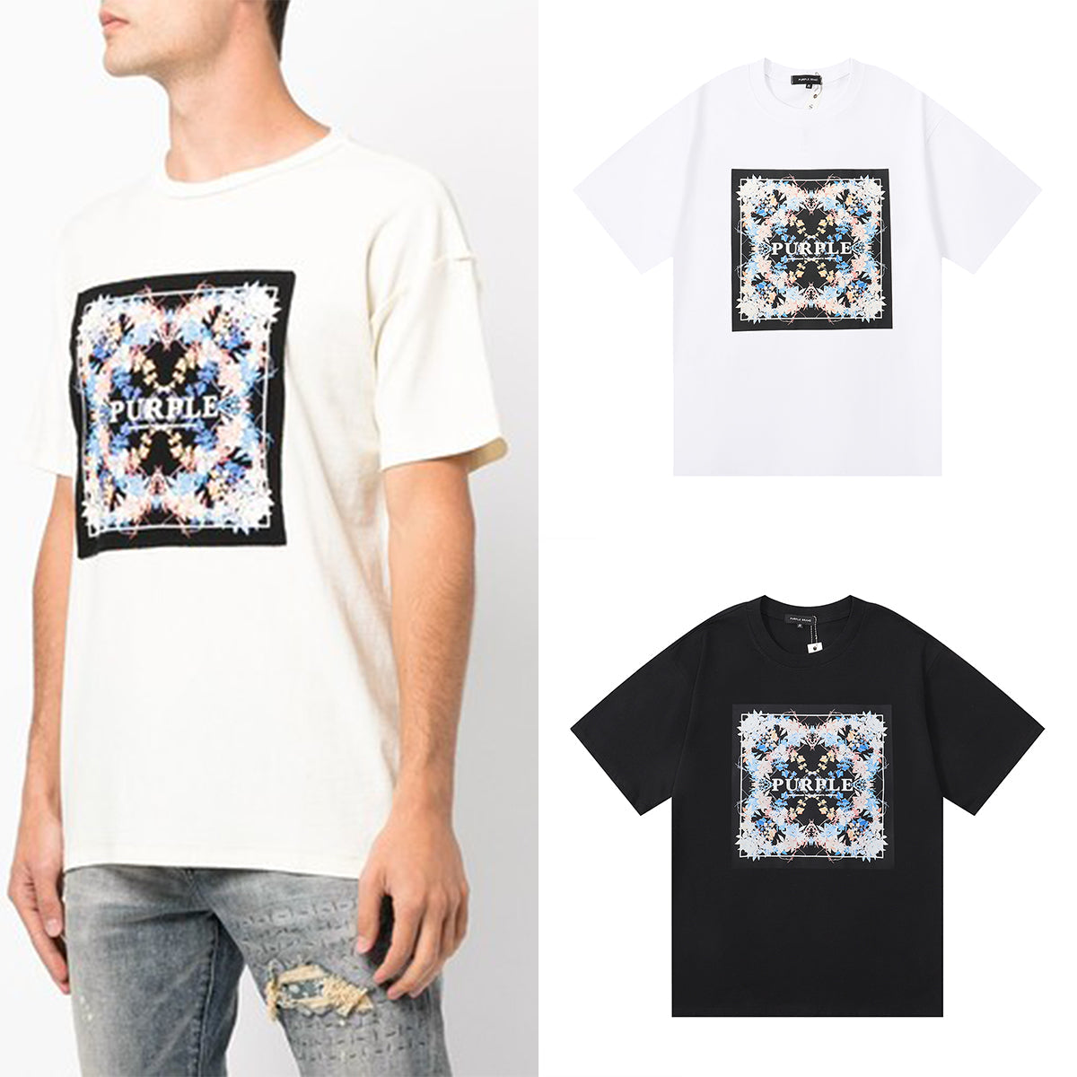 T-shirt violet 2024, nouveau modèle 3003
