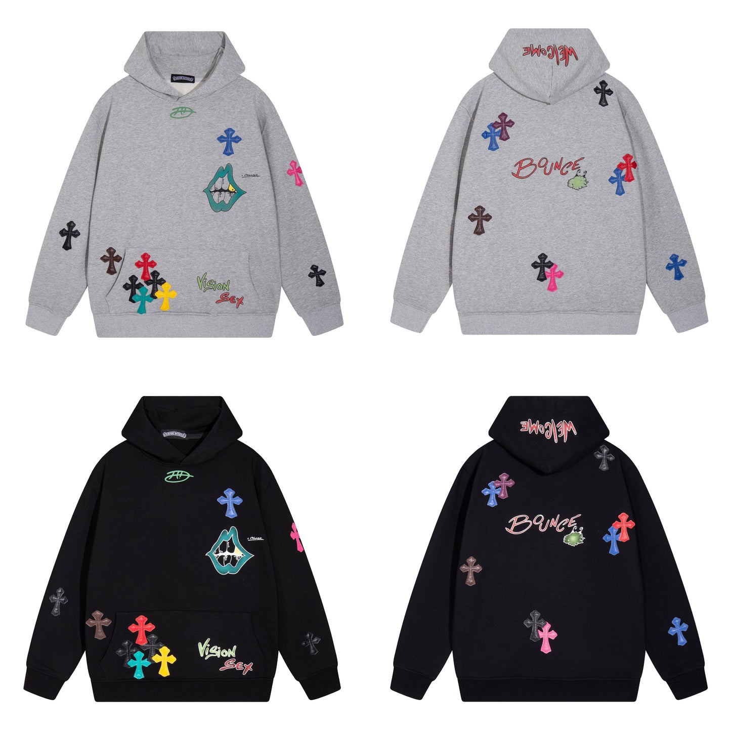 Sweat à capuche Chrome Hearts K7012