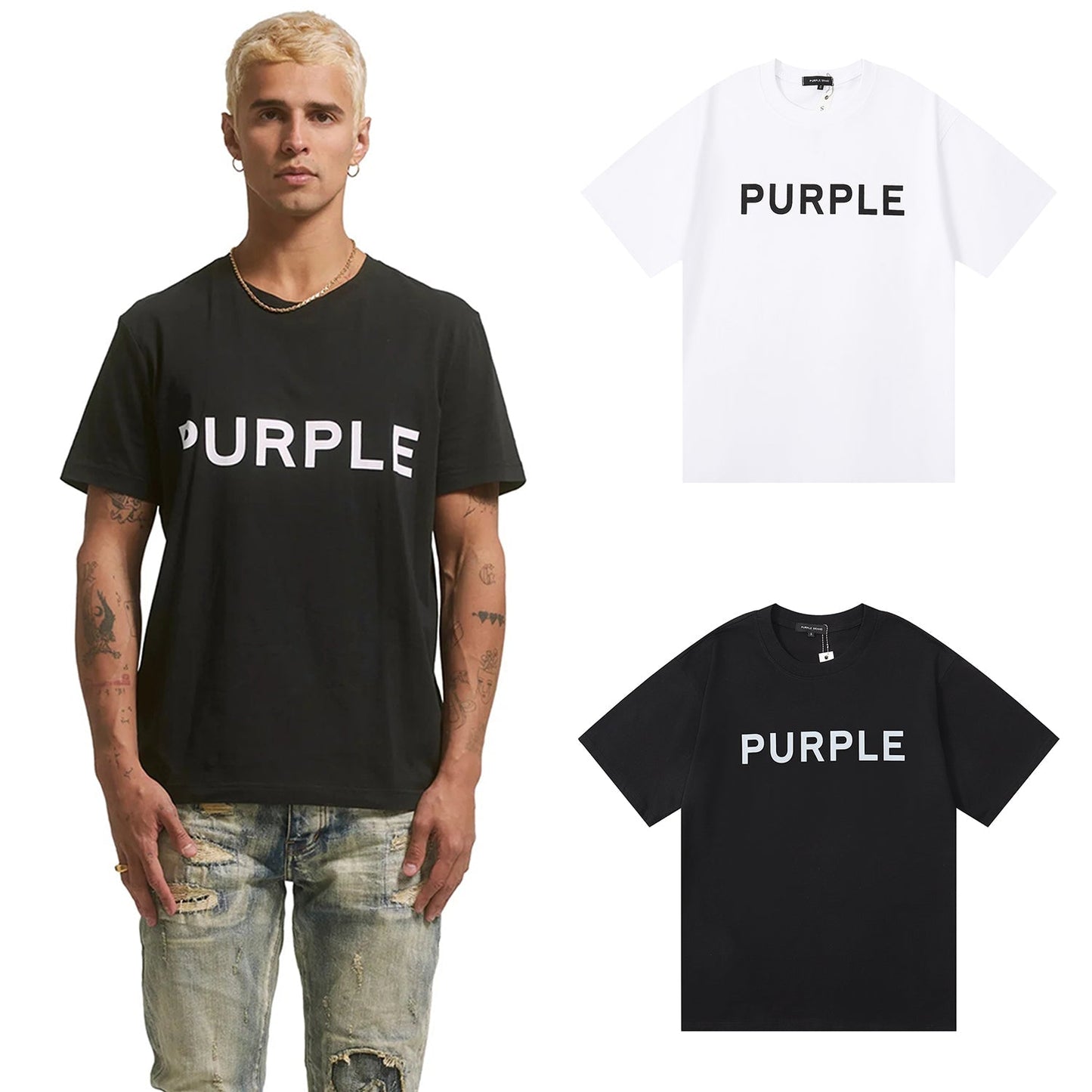 T-shirt violet 2024, nouveau modèle 3012
