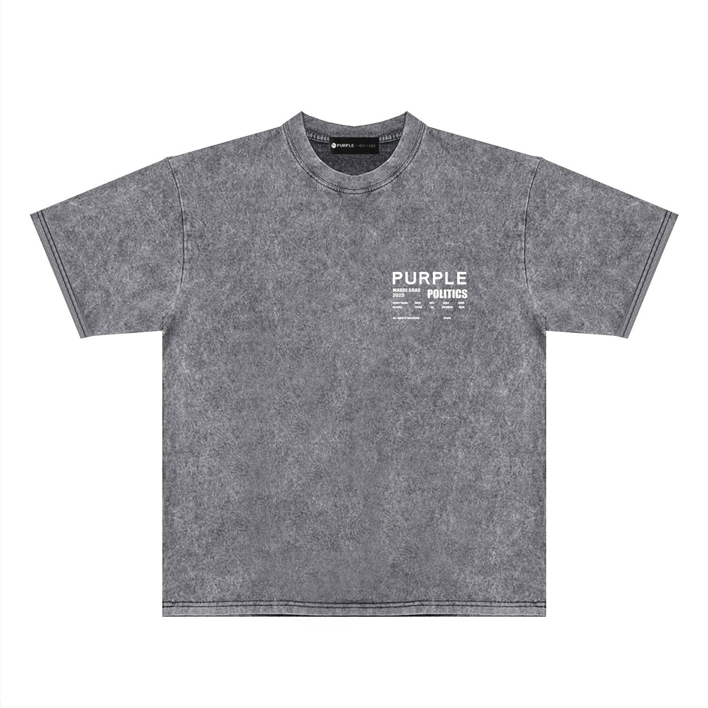 T-shirt violet « Make Old » 2024 PUR098#