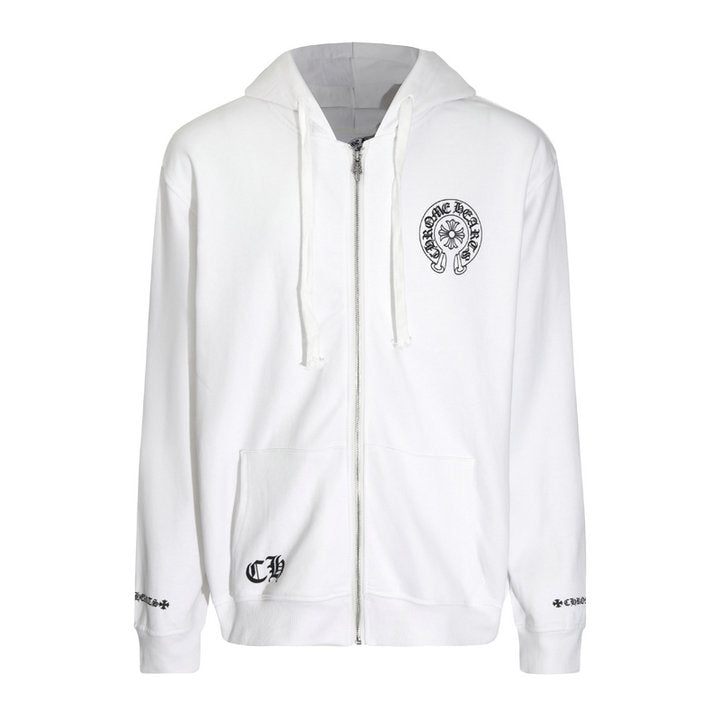 Chrome Hearts Kapuzenjacke mit Reißverschluss K5009