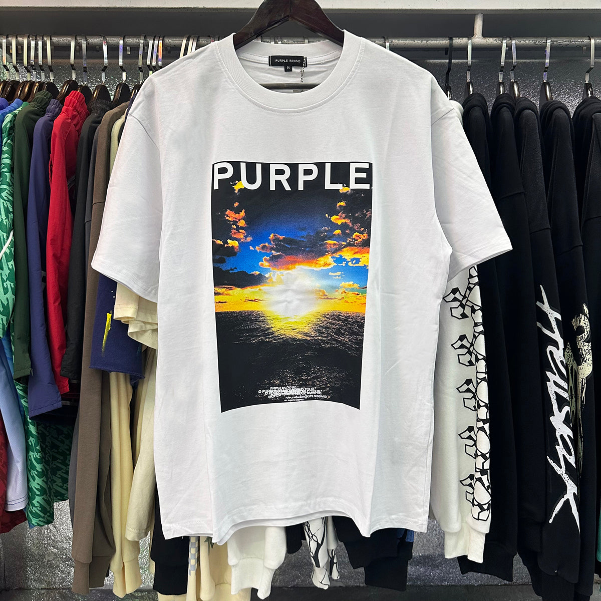 T-shirt violet 2024, nouveau modèle 3007
