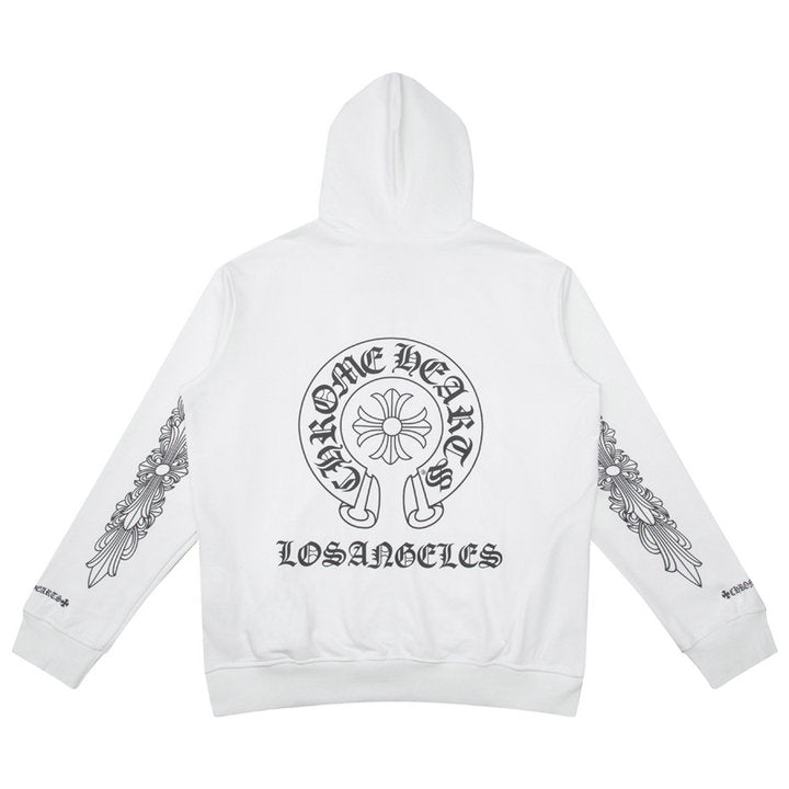 Chrome Hearts Kapuzenjacke mit Reißverschluss K5009