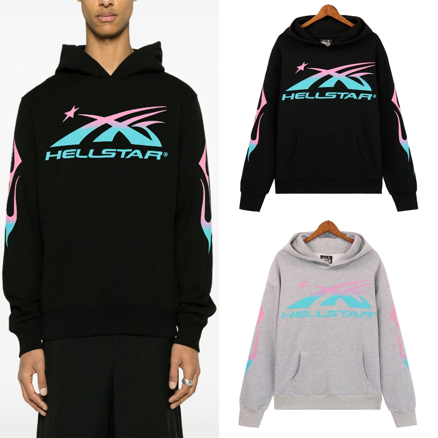 Sweat à capuche Hellstar Sport