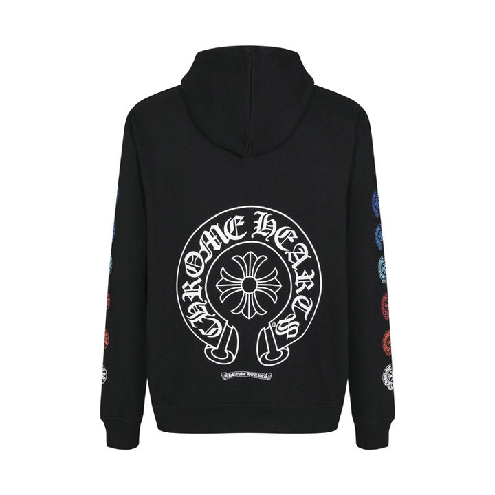 Sweat à capuche zippé Chrome Hearts K5011