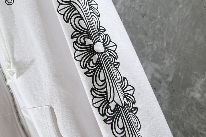 Chrome Hearts Kapuzenjacke mit Reißverschluss K5001