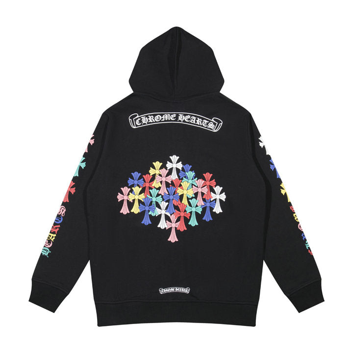 Chrome Hearts Kapuzenjacke mit Reißverschluss K5015