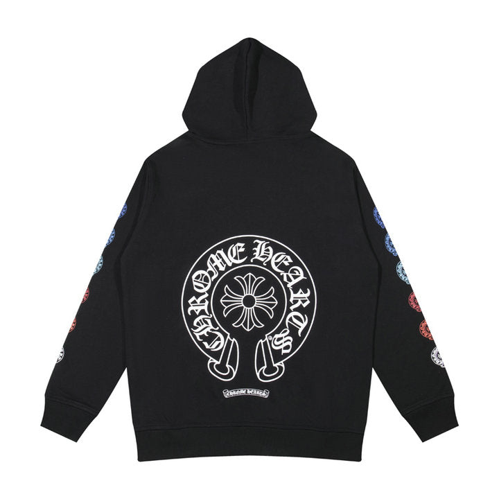 Sweat à capuche zippé Chrome Hearts K5011