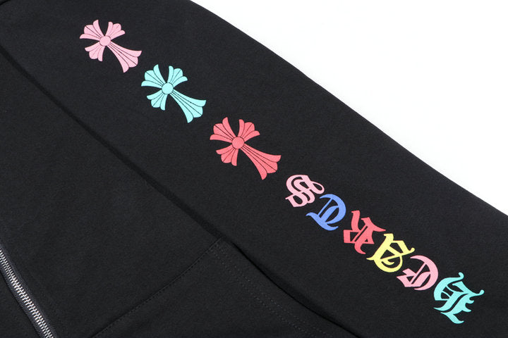 Chrome Hearts Kapuzenjacke mit Reißverschluss K5015