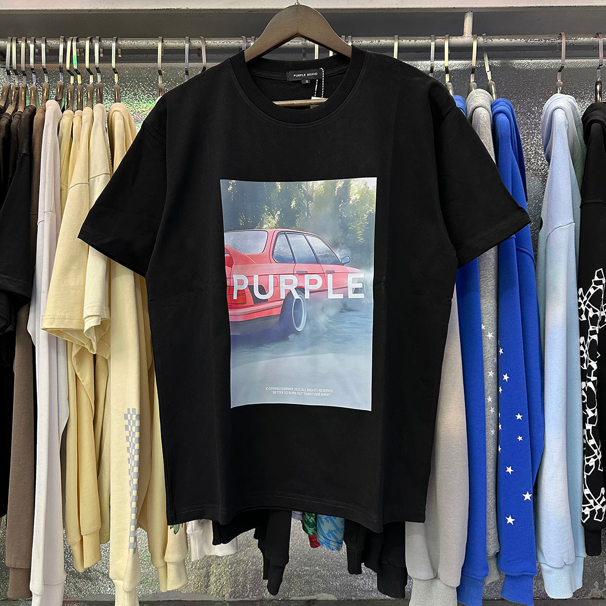 T-shirt violet 2024, nouveau modèle 3033