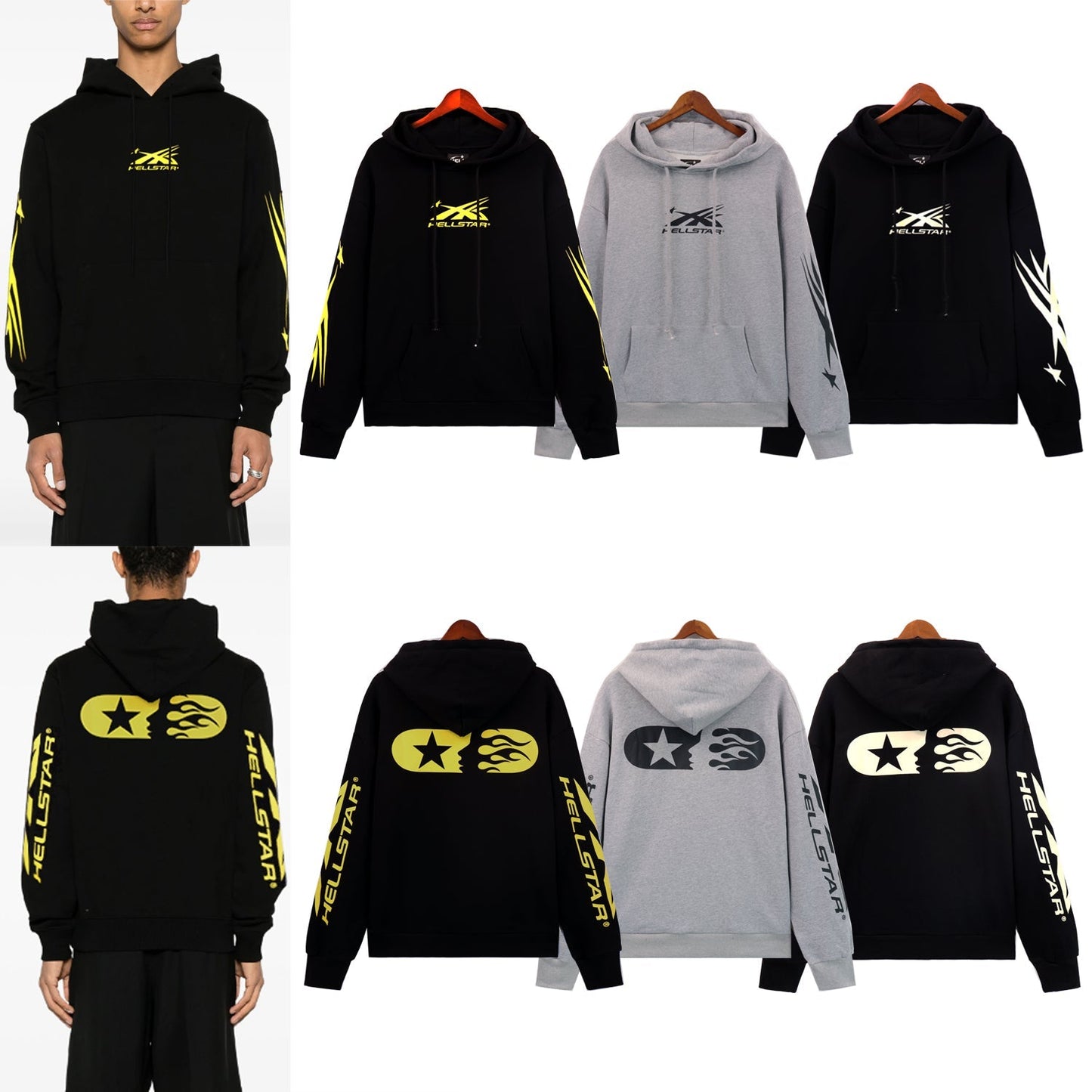 Sweat à capuche Hellstar Sport
