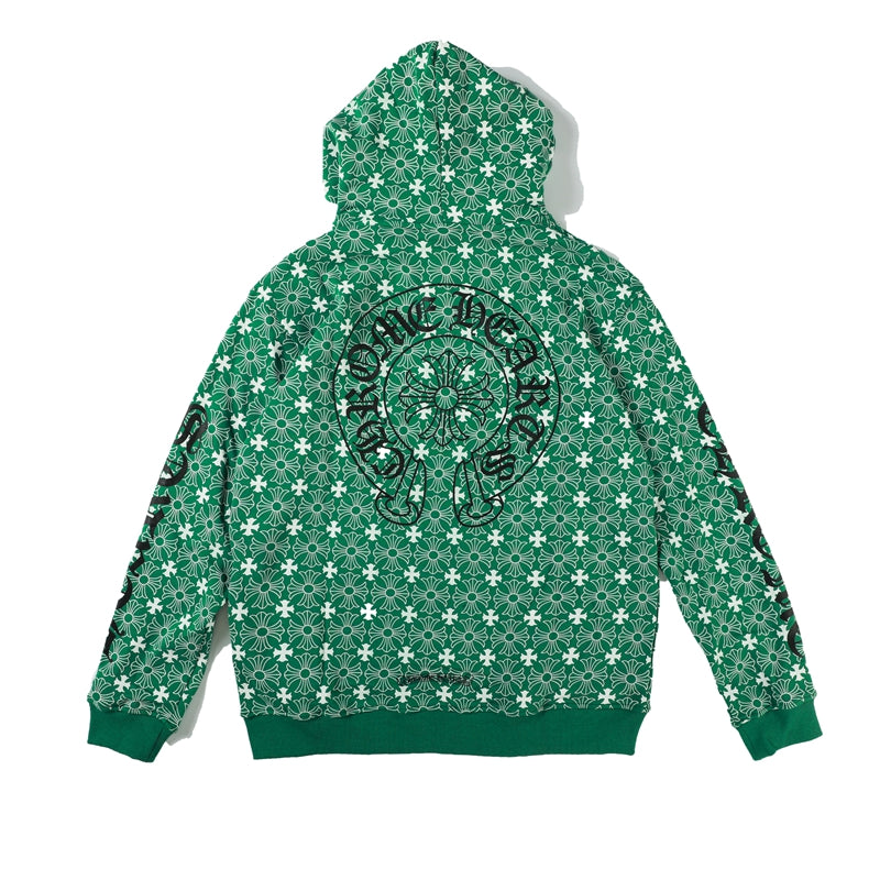 Sweat à capuche zippé Chrome Hearts 8650