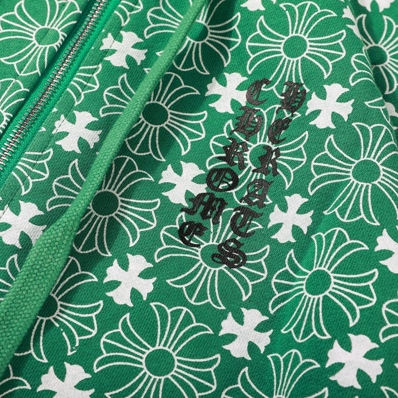 Sweat à capuche zippé Chrome Hearts 8650