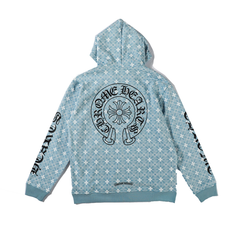 Sweat à capuche zippé Chrome Hearts 8650
