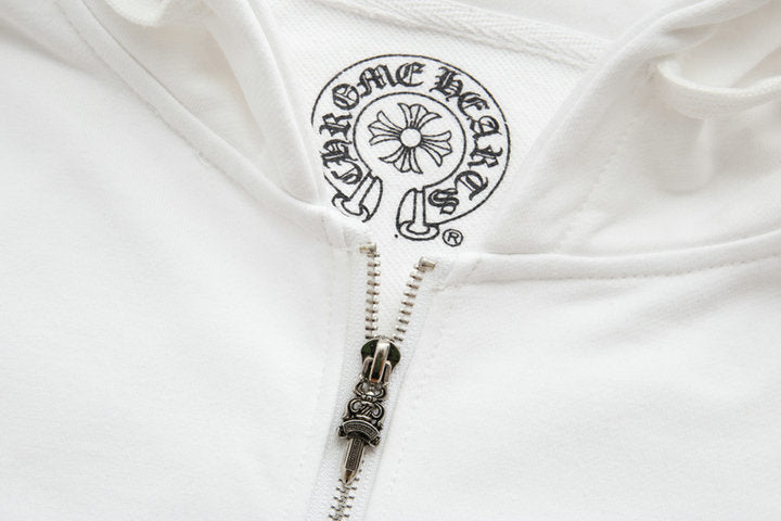Chrome Hearts Kapuzenjacke mit Reißverschluss K5006