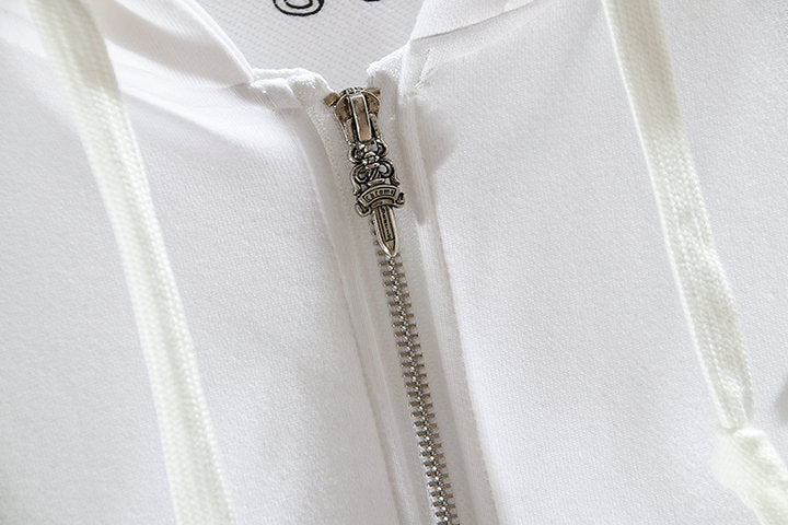 Chrome Hearts Kapuzenjacke mit Reißverschluss K5006