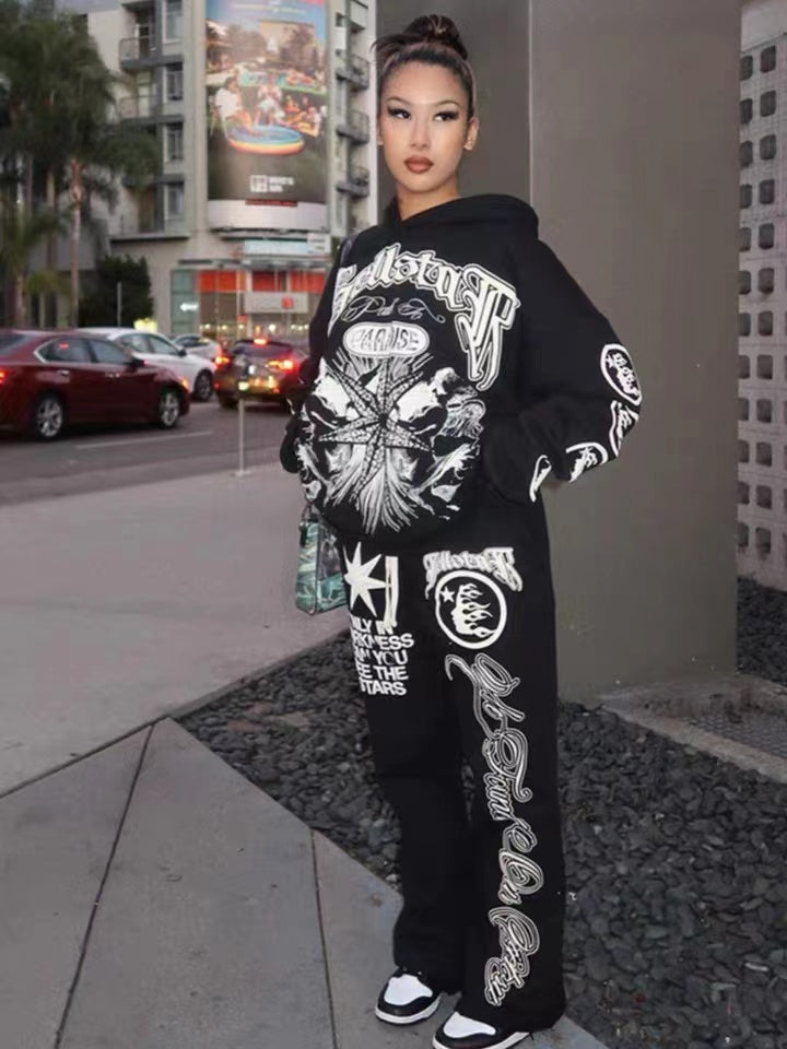 Ensemble sweat à capuche et pantalon de survêtement Hellstar Sport