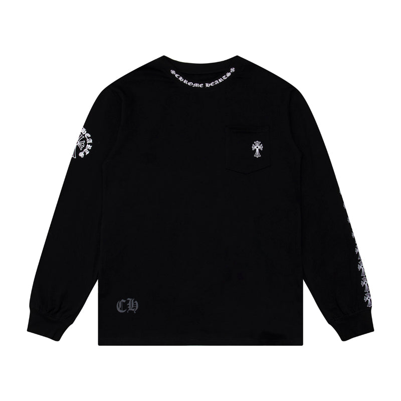 Chrome Hearts Herren Langarm T-Shirt Sweatshirt K9010