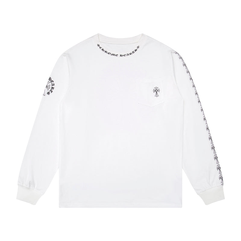 Chrome Hearts Herren Langarm T-Shirt Sweatshirt K9010