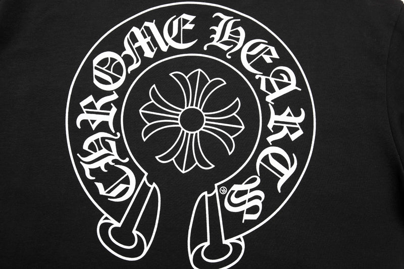 T-shirt avec poche et logo fer à cheval Chrome Hearts K6013