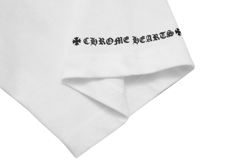 T-shirt avec poche et logo fer à cheval Chrome Hearts K6013