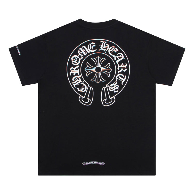 T-shirt avec poche et logo fer à cheval Chrome Hearts K6013