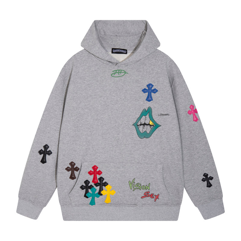 Sweat à capuche Chrome Hearts K7012