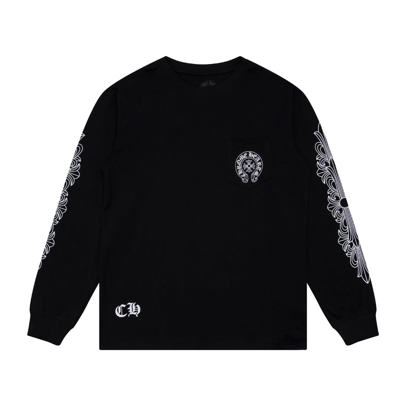 Sweat-shirt à manches longues Chrome Hearts pour homme K8008