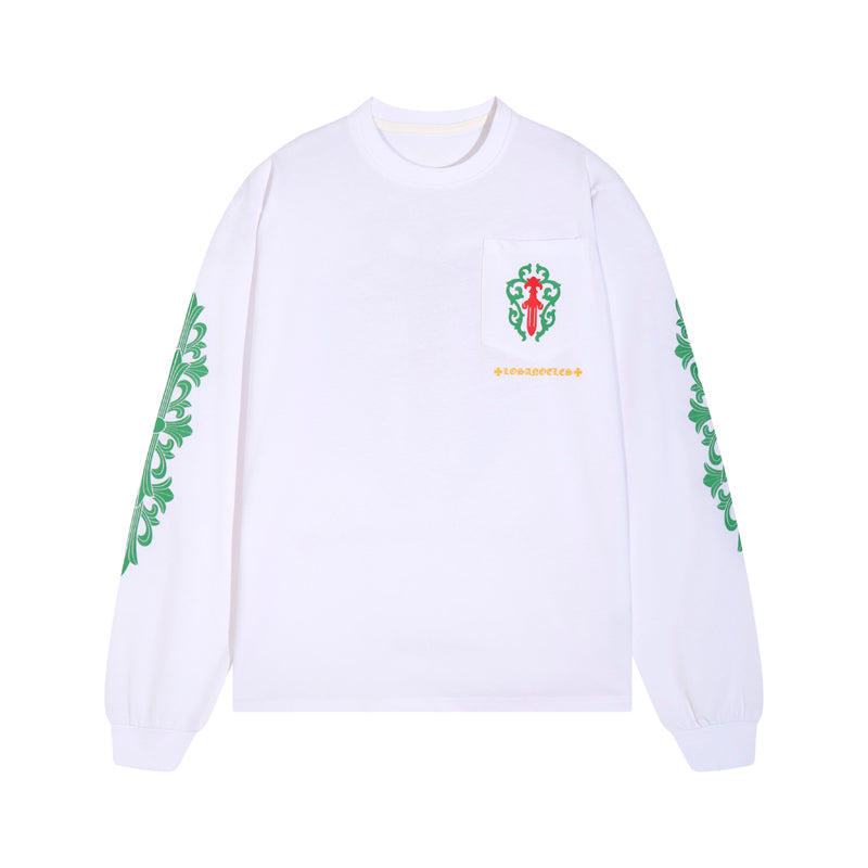 Chrome Hearts Herren Langarm T-Shirt Sweatshirt K8016
