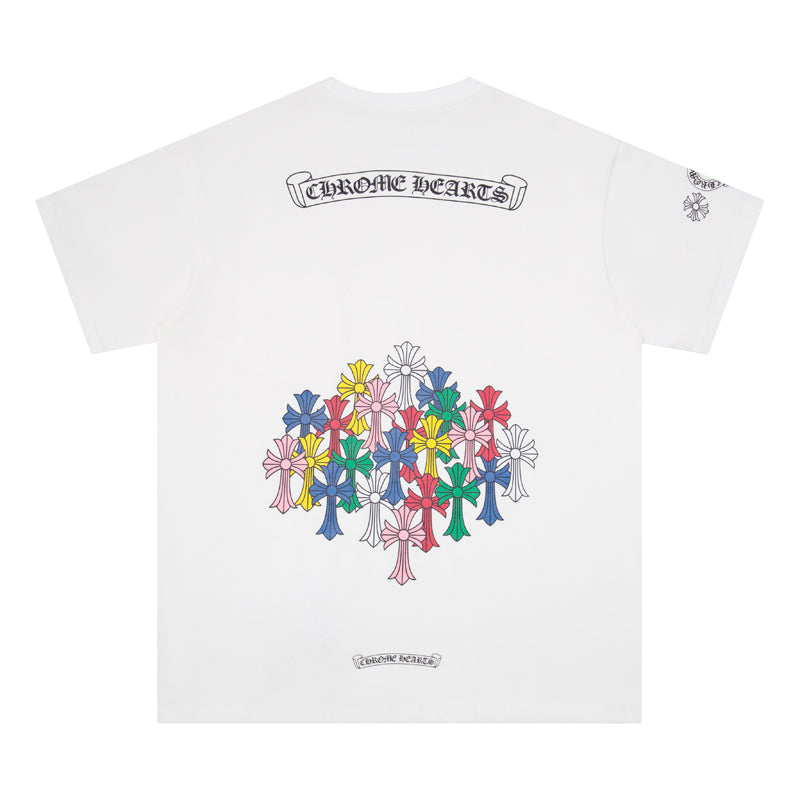 T-shirt croix multicolore Chrome Hearts K6052