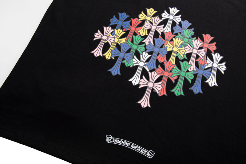 T-shirt croix multicolore Chrome Hearts K6052