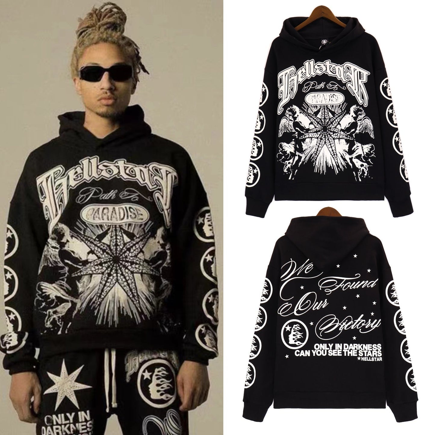 Sweat à capuche Hellstar Sport