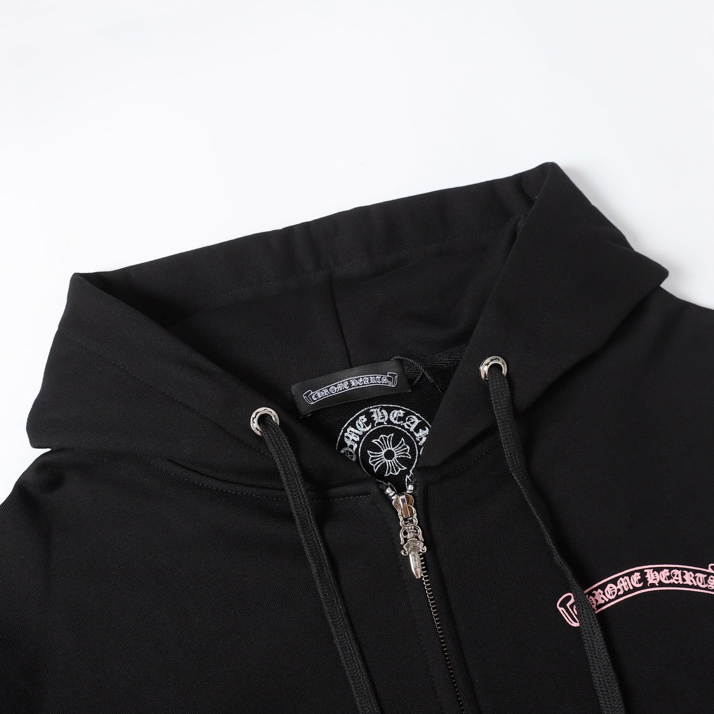 CH-Chrome Hearts Kapuzenjacke mit Reißverschluss 9821