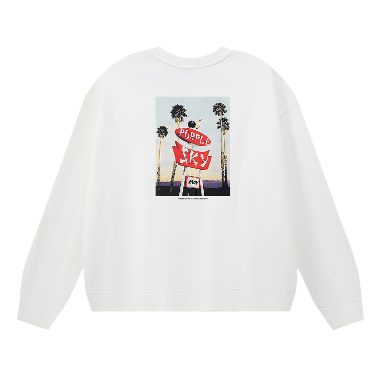 Lila 2024 Herren Langarm T-Shirt Sweatshirt 1150