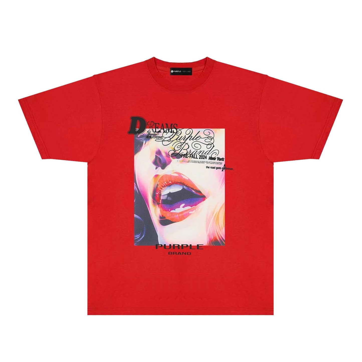 T-shirt violet 2024 PUR118#