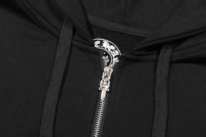 Chrome Hearts Kapuzenjacke mit Reißverschluss K5015