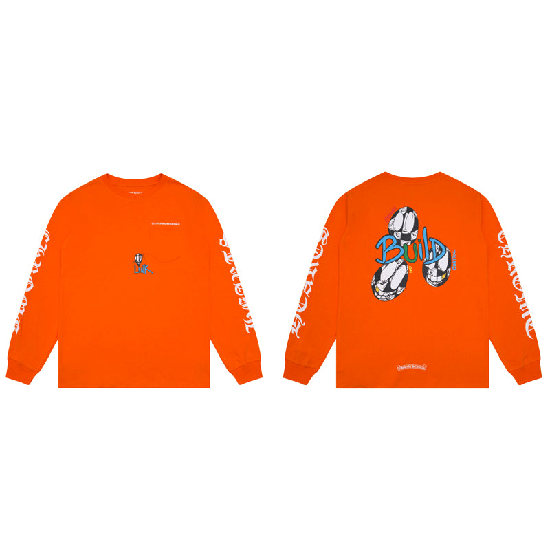 Sweat-shirt à manches longues Chrome Hearts pour homme K8012