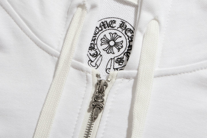 Chrome Hearts Kapuzenjacke mit Reißverschluss K5009