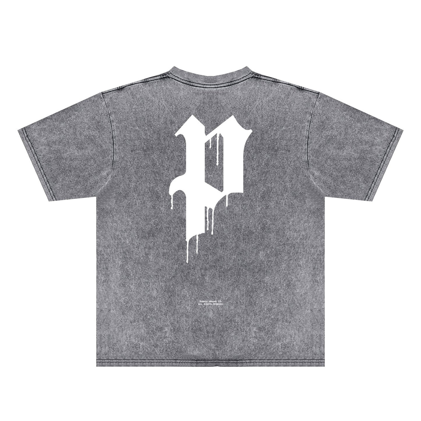 T-shirt violet 2024 « Make Old » PUR106#