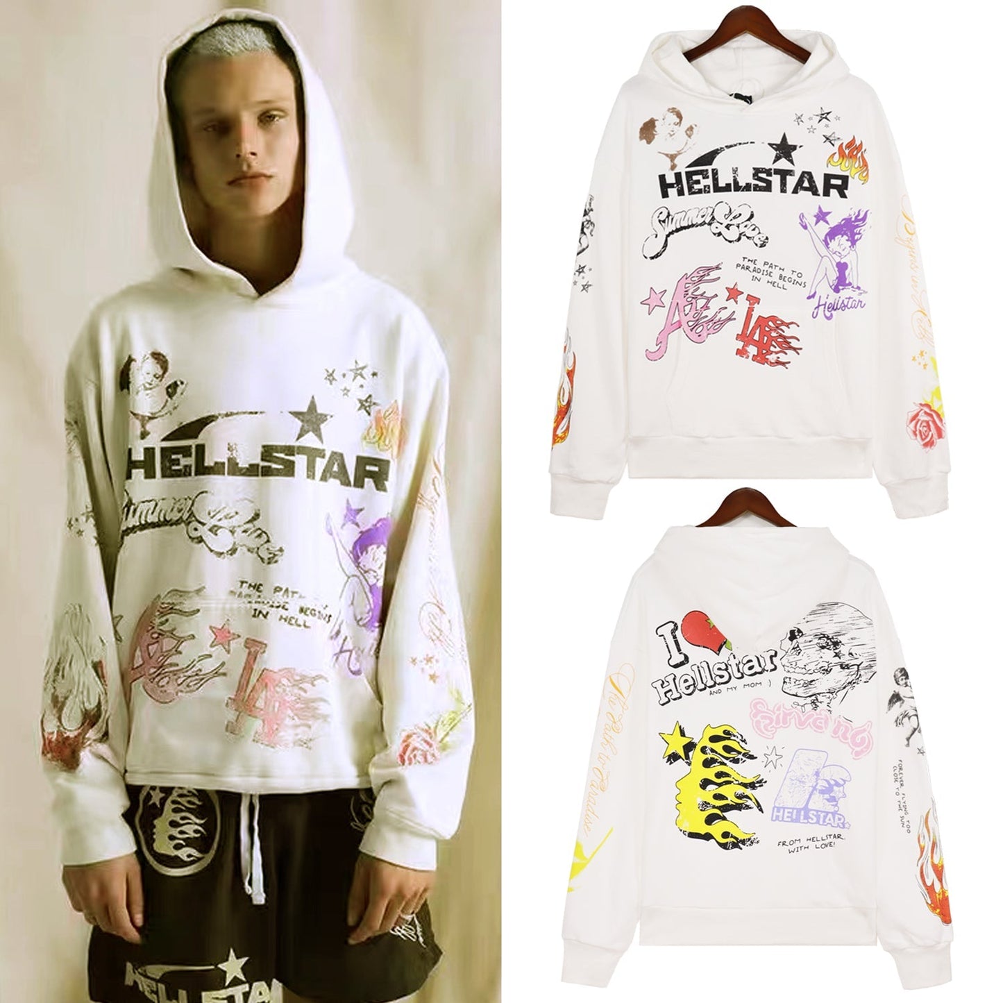 Sweat à capuche Hellstar Sport