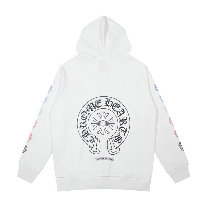 Sweat à capuche zippé Chrome Hearts K5011