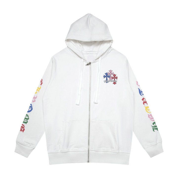 Sweat à capuche zippé Chrome Hearts K5010